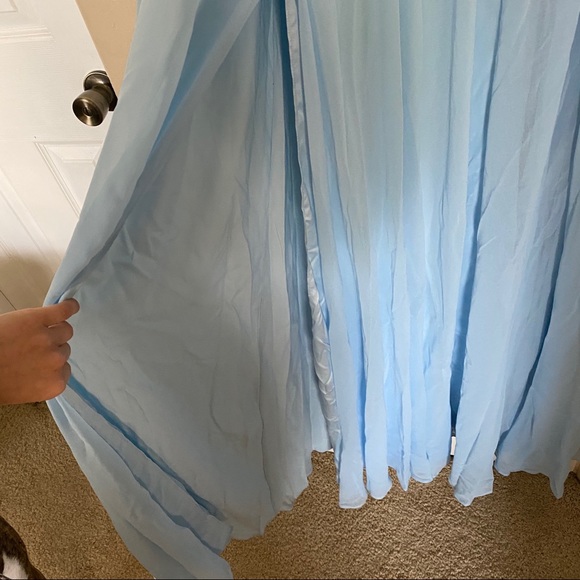 NWT [fame & partners] pale blue summer angel gown - Picture 5 of 10